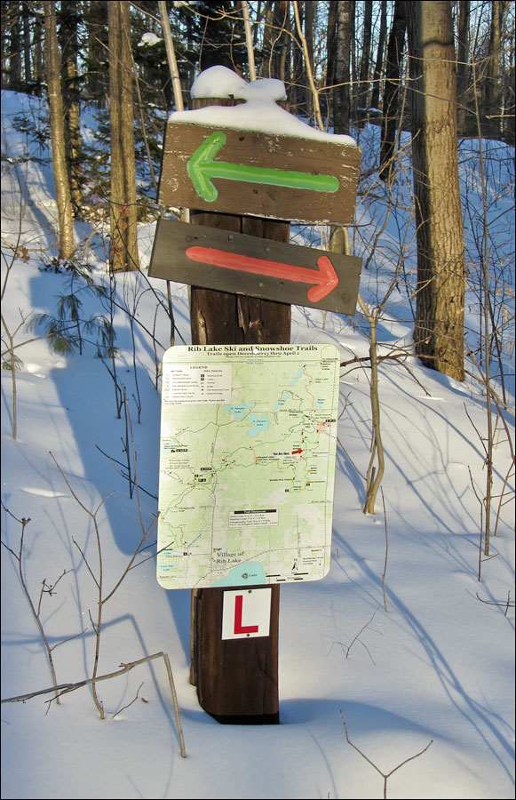 Rib Lake Ski and Snowshoe Trail Image